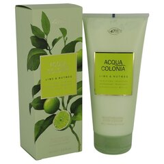 Toitev ihupiim 4711 Acqua Colonia Lime & Nutmeg 200 ml цена и информация | Кремы, лосьоны для тела | kaup24.ee