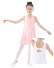 Tüdrukute võimlemistrikoo koos seelikuga hind ja info | Ballett ja iluvõimlemine | kaup24.ee