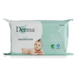 Derma Eco Baby niisked beebisalvrätikud 64 tk цена и информация | Косметика для мам и детей | kaup24.ee