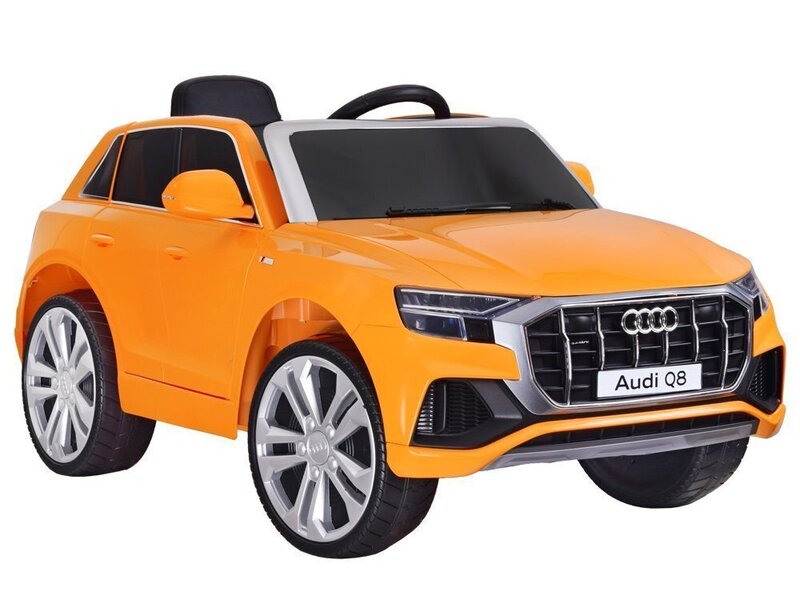 Laste ühekohaline elektriauto "Audi Q8", oranž hind | kaup24.ee