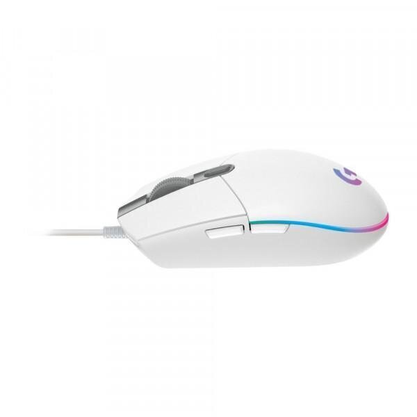 Logitech G203 Lightsync hiir, White hind ja info | Hiired | kaup24.ee