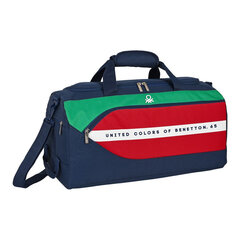 Spordikott Benetton United Punane Roheline Meresinine (50 x 25 x 25 cm) hind ja info | Spordikotid, seljakotid | kaup24.ee