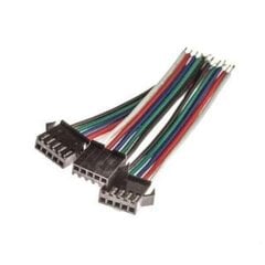 5PIN connection with 5pcs cables female - hind ja info | LED ribad | kaup24.ee