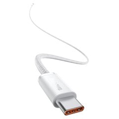 Кабель USB-C на USB-C Baseus, 100 Вт, 1 м (белый) цена и информация | Кабели для телефонов | kaup24.ee