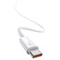 Cable Usb-C to Usb-C Baseus, 100W, 1 m (white) цена и информация | Mobiiltelefonide kaablid | kaup24.ee