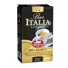Jahvatatud kohv Saquella 100% Arabica, 250 g hind ja info | Kohv, kakao | kaup24.ee