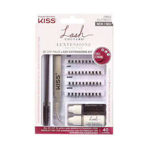 KISS Lash Couture LuXtension Cluster Kit цена и информация | Kunstripsmed, ripsmekoolutajad | kaup24.ee