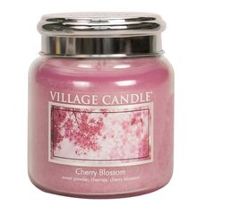 Village Candle Ароматическая свеча в стакане Cherry Blossom 390 г цена и информация | Подсвечники, свечи | kaup24.ee