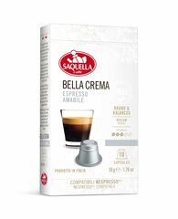 Kohvikapslid Saquella Bella Crema hind ja info | Kohv, kakao | kaup24.ee