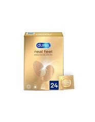 Презервативы DUREX REAL FEEL, 24 шт. цена и информация | Презервативы | kaup24.ee