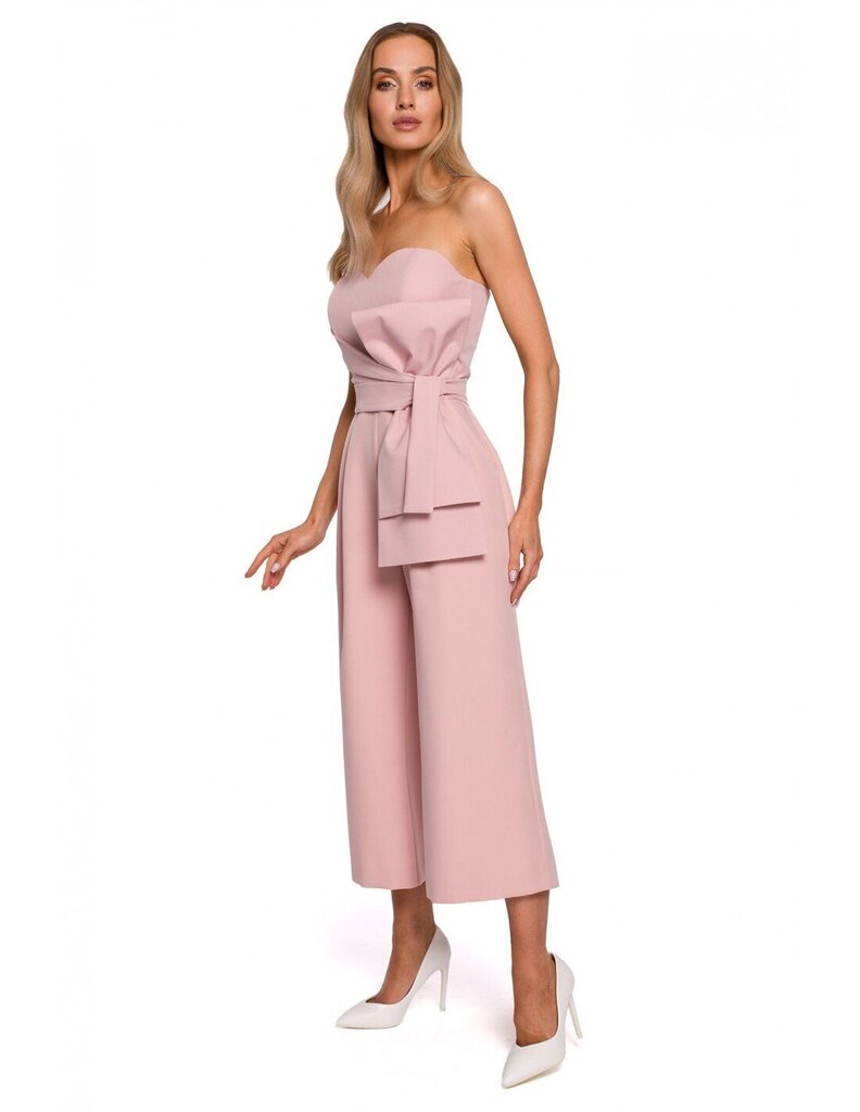 M571 Korsetiga kostüüm - puuder Powder pink XXL hind ja info | Naiste pükskostüümid | kaup24.ee