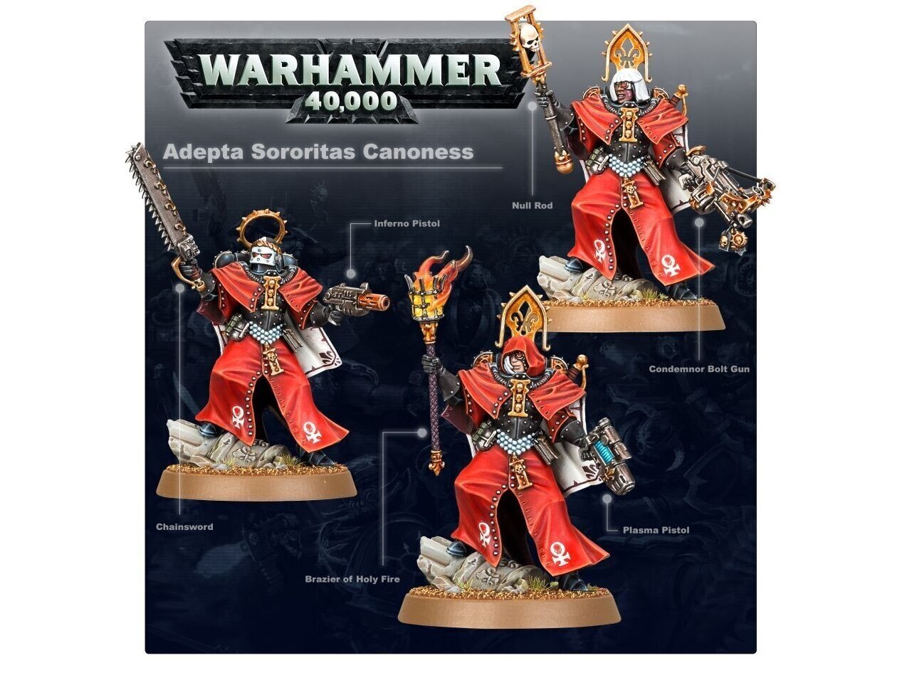 Adepta Sororitas: Canoness, 52-21 hind ja info | Klotsid ja konstruktorid | kaup24.ee