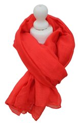 Узкий однотонный шарф, красный цена и информация | Женские шарфы, платки | kaup24.ee