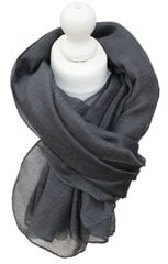 Узкий однотонный шарф, серый цена и информация | Женские шарфы, платки | kaup24.ee