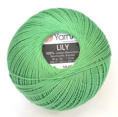 Нитки для вязания YarnArt Lily; цвет зеленый 6332 цена и информация | Принадлежности для вязания | kaup24.ee