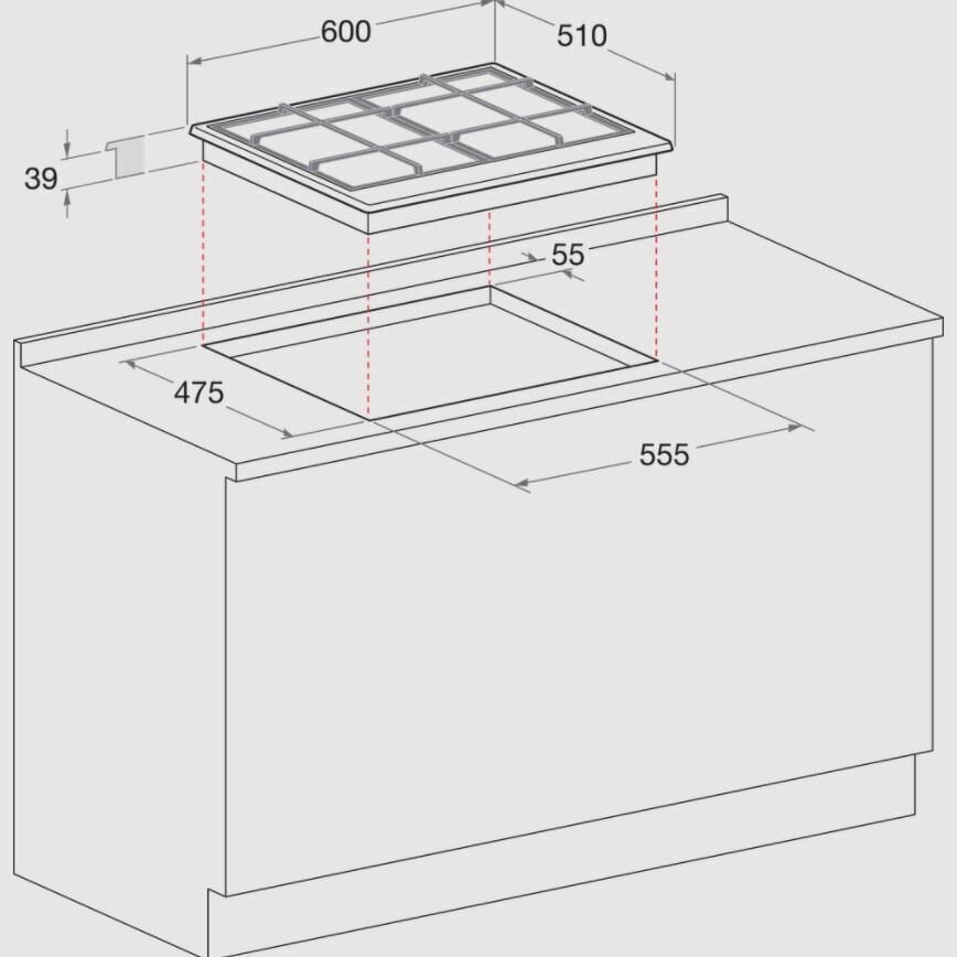 Pliidiplaat Whirlpool GMT6422OW hind ja info | Pliidiplaadid | kaup24.ee