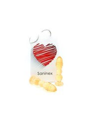 Анальная игрушка Saninex Delight Plug-dildo Transparent Orange цена и информация | Анальные игрушки | kaup24.ee