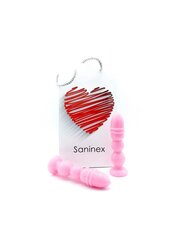 SANINEX SEXTOYS SANINEX DELIGHT PLUG-DILDO ROOSA hind ja info | Anaallelud | kaup24.ee