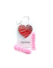 Анальная игрушка Saninex Delight Plug-dildo Pink цена и информация | Анальные игрушки | kaup24.ee