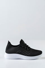 Кроссовки со шнурками для женщин, черные цена и информация | Спортивная обувь, кроссовки для женщин | kaup24.ee