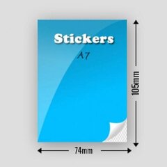 A4 Self Adhesive Sticker Sheets Labels. A4 Labels 8 Per Sheet. (105*74)*8. Sheets in box - 100 - цена и информация | Тетради и бумажные товары | kaup24.ee