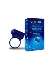 Вибратор CONTROL PLEASURE VIBES VIBRATING RING цена и информация | Эрекционные кольца, насадки на пенис | kaup24.ee