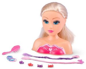 Голова куклы для расчесывания и макияжа с аксессуарами цена и информация | Игрушки для девочек | kaup24.ee