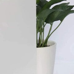 Matt valge privaatsuskile, valge "jäätunud" aknakleebis, läbipaistmatu (45 x 150 cm) hind ja info | Seinakleebised | kaup24.ee