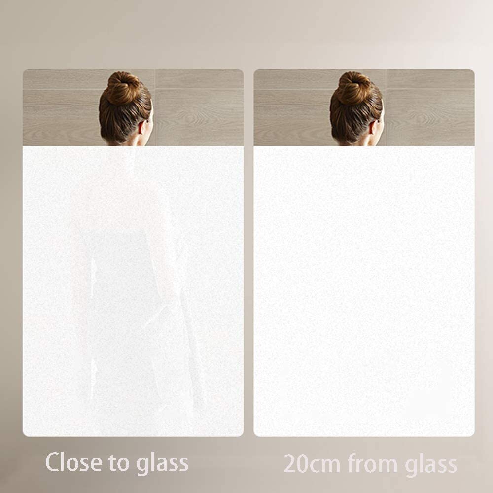 Matt valge privaatsuskile, valge "jäätunud" aknakleebis, läbipaistmatu (45 x 150 cm) hind ja info | Seinakleebised | kaup24.ee