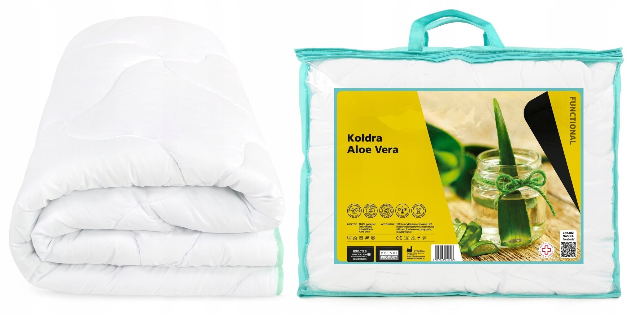 Tekk 160x200 cm Aloe Vera hind ja info | Tekid | kaup24.ee