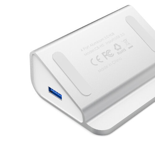 Hub CB-H5 USB aluminum | 4xUSB 3.0 | 5Gbps hind ja info | USB jagajad, adapterid | kaup24.ee