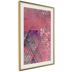 Poster - Pink Patchwork III hind ja info | Seinapildid | kaup24.ee