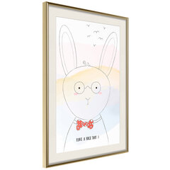 Poster - Polite Bunny hind ja info | Seinapildid | kaup24.ee