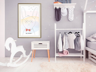 Poster - Polite Bunny hind ja info | Seinapildid | kaup24.ee