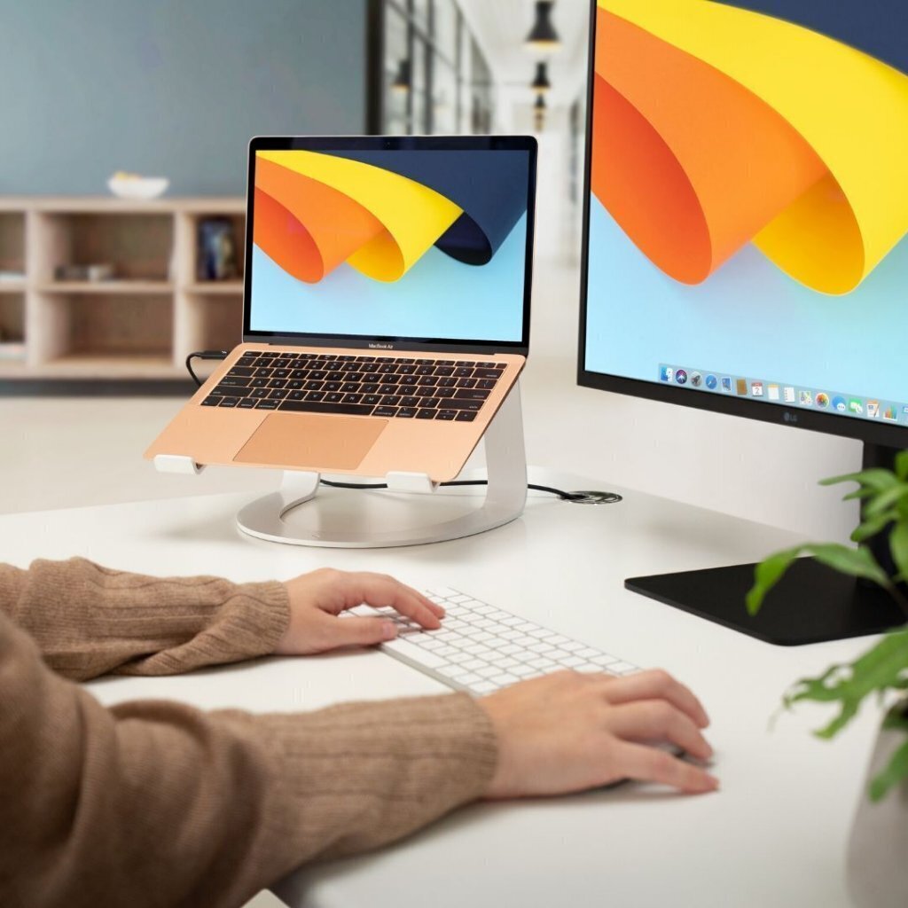 Twelve South Curve SE, sobib MacBookile – valge lauaalus sülearvutitele цена и информация | Sülearvuti tarvikud | kaup24.ee