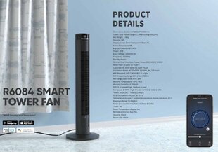 Вентилятор Woox Smart Tower цена и информация | Смарттехника и аксессуары | kaup24.ee