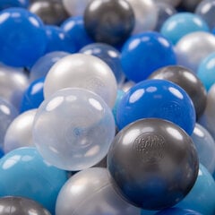 KiddyMoon Играть в пластиковые шарики для малыша 200 штук ∅ 7cm, перламутровый/голубой/Светло-голубой/прозрачный/серебряный цена и информация | Игрушки для малышей | kaup24.ee