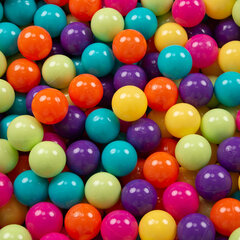 Круглый детский бассейн с мячиками KiddyMoon 90x40 см/200 шариков ∅ 7 см, сертифицирован в ЕС, светло-серый: зелёный/жёлтый/бирюзовый/оранжевый/темно-розовый/фиолетовый цена и информация | Игрушки для малышей | kaup24.ee
