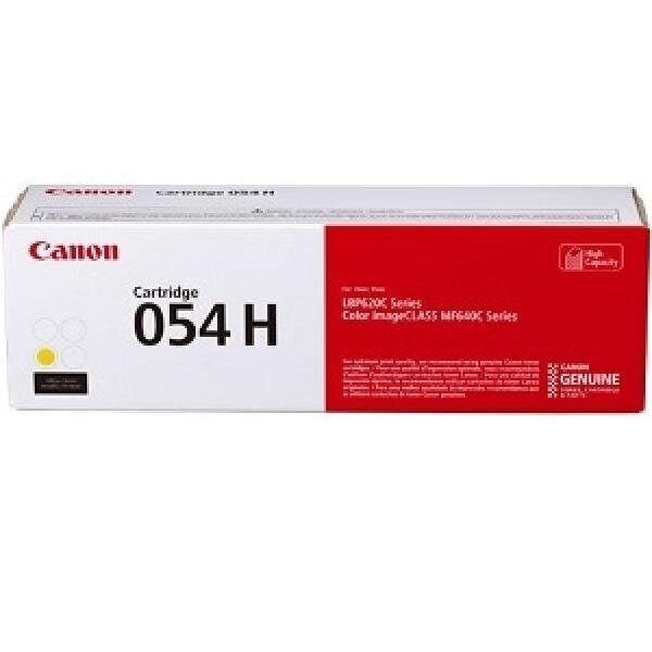 Canon 3025C002 CRG 054 H Y CRG054 H Tooner, kollane цена и информация | Laserprinteri toonerid | kaup24.ee