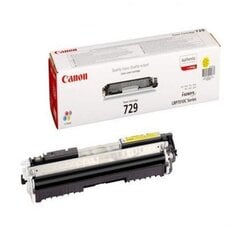 Canon 4367B002 CRG-729 Тонер Y - цена и информация | Картриджи для струйных принтеров | kaup24.ee