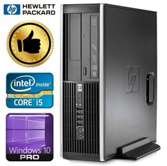 HP 8100 Elite SFF i5-750 4GB 960SSD+2TB GT1030 2GB DVD WIN10PRO/W7P [refurbished] hind ja info | Lauaarvutid | kaup24.ee