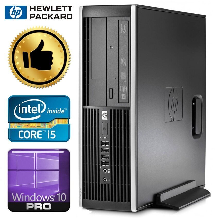 HP 8100 Elite SFF i5-750 4GB 480SSD+2TB GT1030 2GB DVD WIN10PRO/W7P [refurbished] цена и информация | Lauaarvutid | kaup24.ee