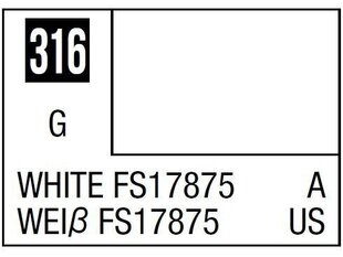 Mr.Hobby - Mr.Color C-316 FS17875 White, 10ml hind ja info | Kunstitarbed, voolimise tarvikud | kaup24.ee