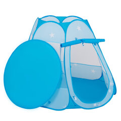 Игровая палатка с пластиковыми шариками Selonis Pop U , 105x90 см/600 шариков, для детей, голубой: жёлтый-зелёный-голубой-красный-оранжевый цена и информация | Игрушки для малышей | kaup24.ee