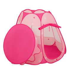 Игровая палатка с пластиковыми шариками Selonis Pop Up, 105x90 см/100 шариков, для детей, розовый: перламутровый-прозрачный цена и информация | Игрушки для малышей | kaup24.ee