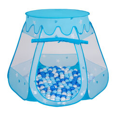 Игровая палатка с пластиковыми шариками Selonis Pop Up, 105x90см/300 шариков, для детей, голубой: светло-голубой-голубой-перламутровый цена и информация | Игрушки для малышей | kaup24.ee