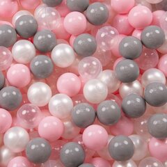 Игровая палатка с пластиковыми шариками Selonis Pop Up, 105x90 см/300 шариков, для детей, розовый: перламутровый-серый-прозрачный-розовая пудра цена и информация | Игрушки для малышей | kaup24.ee