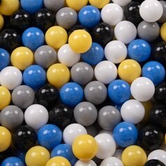 Игровая палатка с пластиковыми шариками Selonis Pop Up, 105x90 см/100 шариков, для детей, голубой: черный-белый-серый-голубой-жёлтый цвет цена и информация | Игрушки для малышей | kaup24.ee