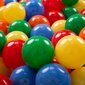 KiddyMoon Mängige Beebile Plastpalle 1200 tükki ∅ 6cm, Pallidega Sertifitseeritud, Valmistatud Euroopa, kollane/roheline/sinine/punane/oranž hind ja info | Imikute mänguasjad | kaup24.ee