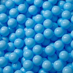 Играть в пластиковые шарики KiddyMoon для малыша 500 штук ∅ 6 см, сертифицированный продукт, произведенный в ЕС, светло-голубой цена и информация | Игрушки для малышей | kaup24.ee